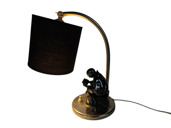 Image 1 of Lampada Art Déco - 'Luce da lettura' - Vintage - Metallo - Anni '30