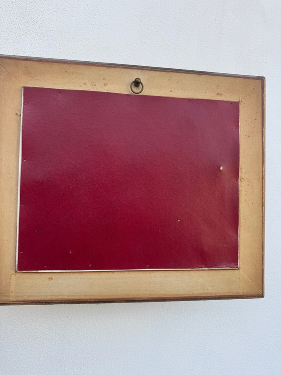 Quadro smaltato Art Limoges R.Restoueix anni '60 – Dipinti e disegni, Rame, Legno (photo 7 of 10)