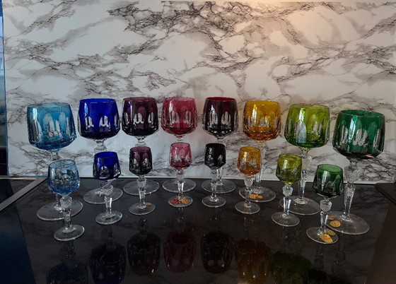Image 1 of Nachtmann Antika Set Completo 16 Bicchieri – 8 Bicchieri da Vino Römer + 8 Bicchieri da Liquore