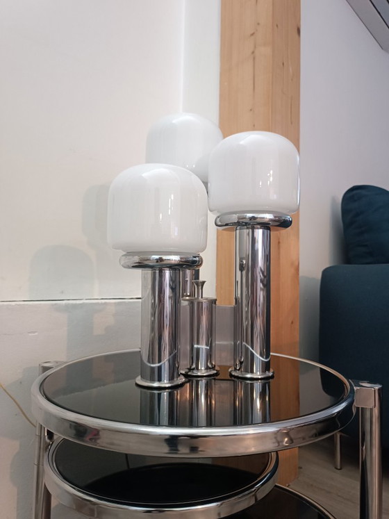 Space Age Murano Glass Lamp 1970s – Table lamps, Metal (photo 3 of 9)