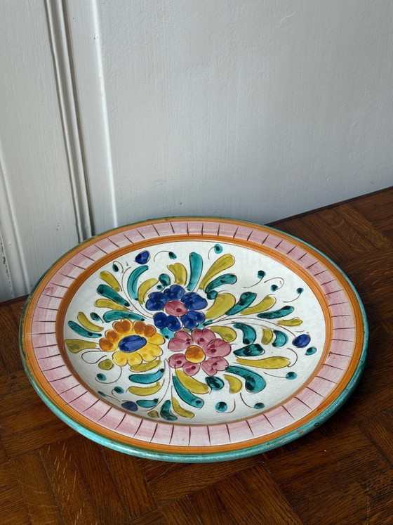 Image 1 of Floral Mediterranean ceramic dish