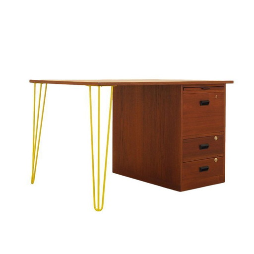 Bureau en teck, design danois, années 1970, fabriqué par Bornholm Møbelfabrik