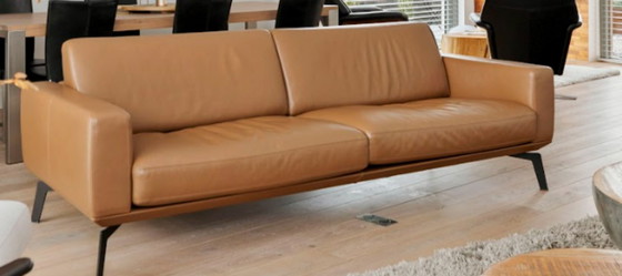 Image 1 of De Sede DS-87 Divano Donna marrone cognac