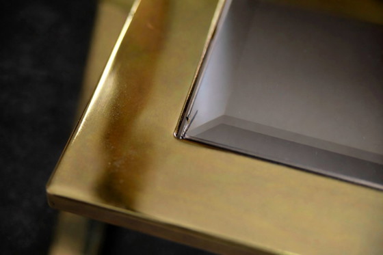 Image 1 of Vintage Mid-Century Italian Modern Glass Coffee Tables, 1960s, Set of 2