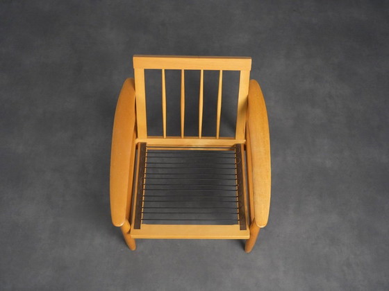 Scandinavian Modern Lounge Chair, Denmark, 1970s – Armchairs, Textile, Vintage (photo 7 of 9)