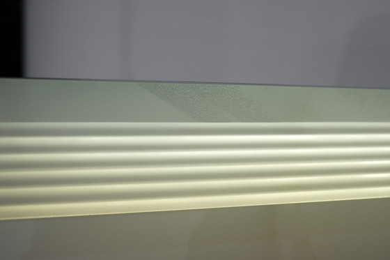 Image 1 of Specchio quadrato vintage in vetro, Italia, anni '70.