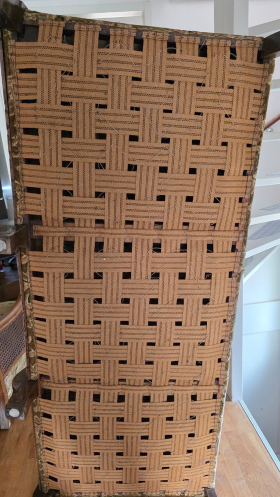 Image 1 of Divano inglese in noce + tavolo abbinato