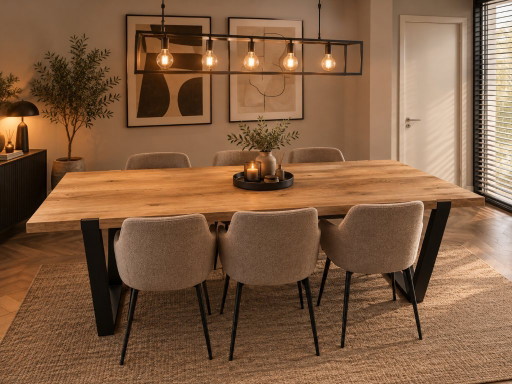 Janua BB11 tavolo da pranzo di design rovere massiccio 220 cm