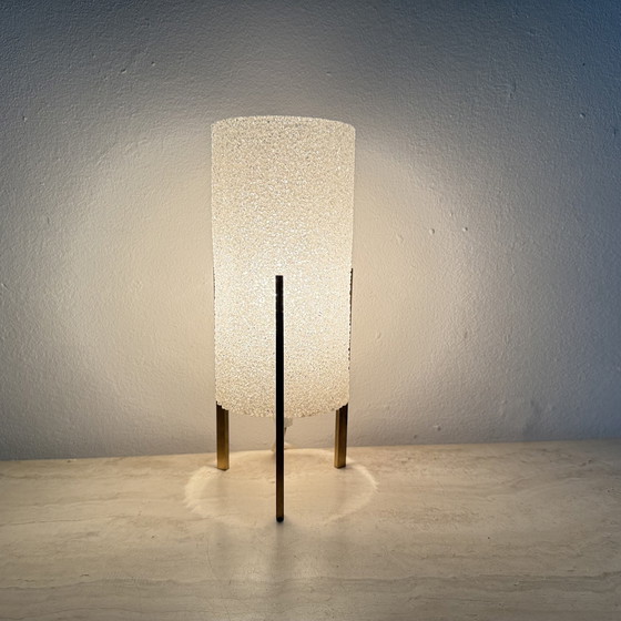 Image 1 of Lampe de table vintage tripode sugar rocket, 1970