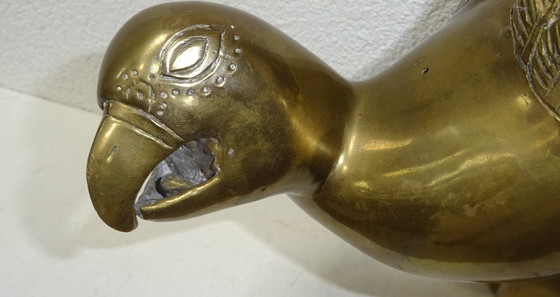 Image 1 of Vintage brass bird