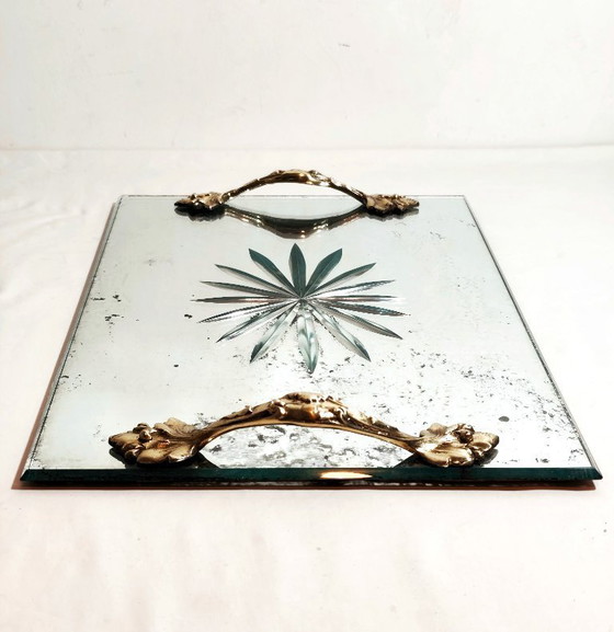 Image 1 of Glass tray. Spain, 1940s.