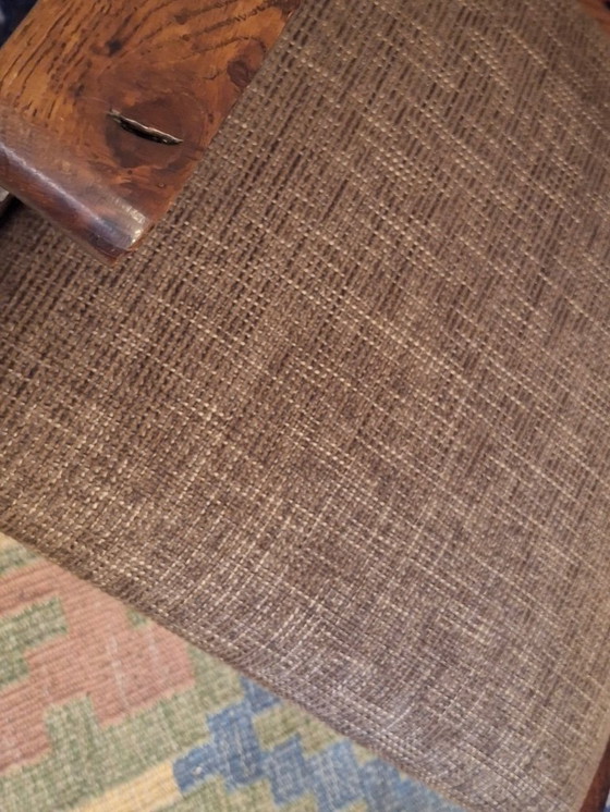 Image 1 of Sillón antiguo de roble tallado, Arts and Crafts, 1910