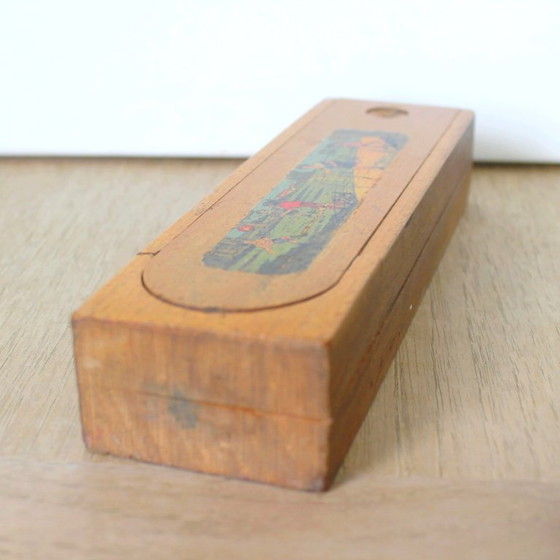 Astuccio Antico – Litografia Nostalgica (Anni '30-'50) – Oggetti decorativi, Wood (photo 5 of 14)