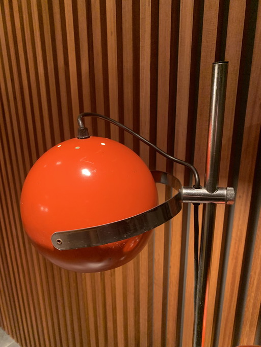 Lampe Vintage Herda - Orange des années 1970