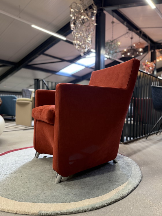 Image 1 of Modell anzeigen Leolux Dolcinea Sessel Alcantara Rot