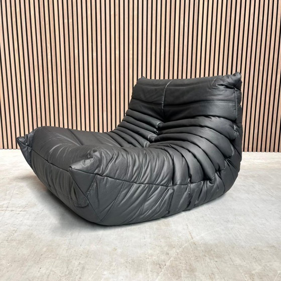 Image 1 of Ligne Roset Togo - Set Nero leather
