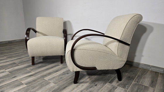 Image 1 of Ensemble de chaises longues par Jindrich Halabala