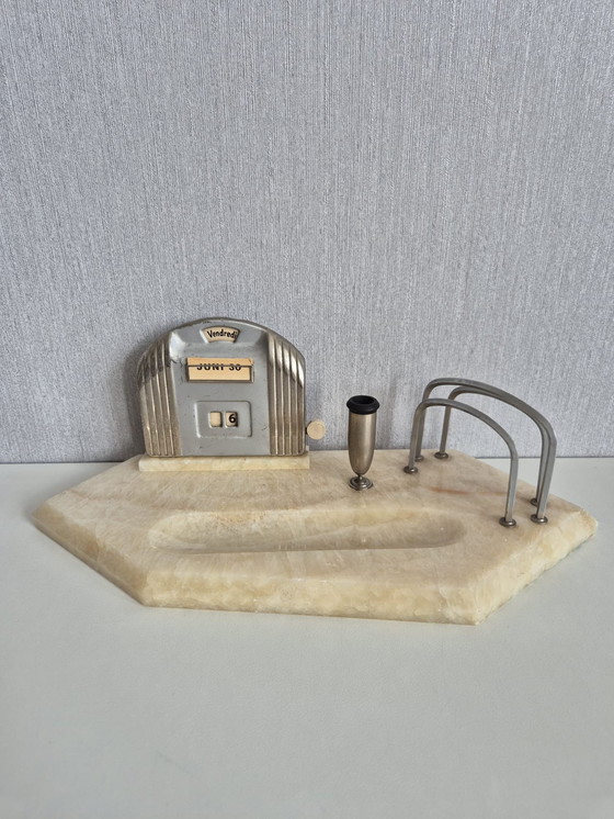 Image 1 of Set di scrittura in marmo