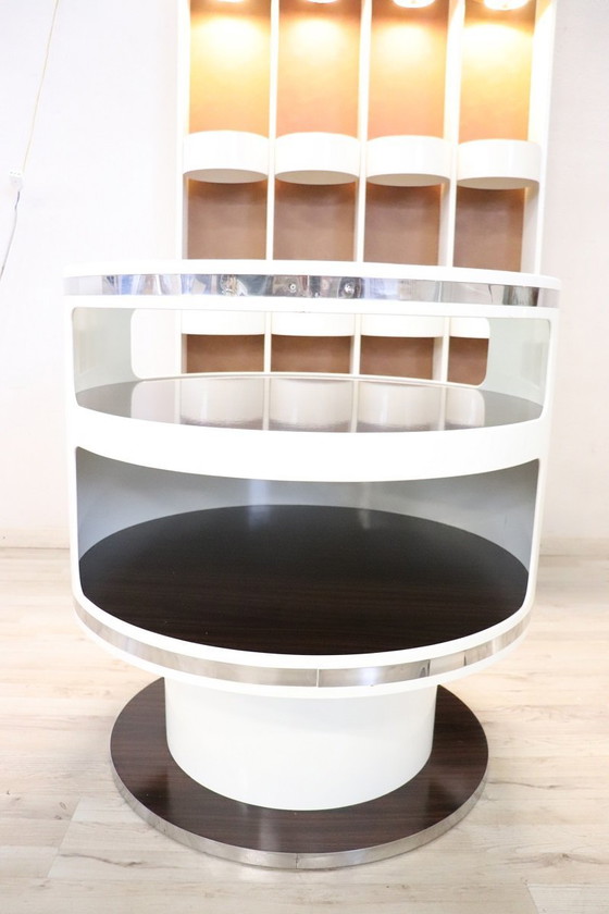 Image 1 of Space Age witte barset, Italië 1960