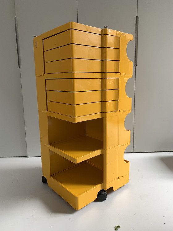 Image 1 of Boby Trolley Joe Colombo Giallo, Extra Alto