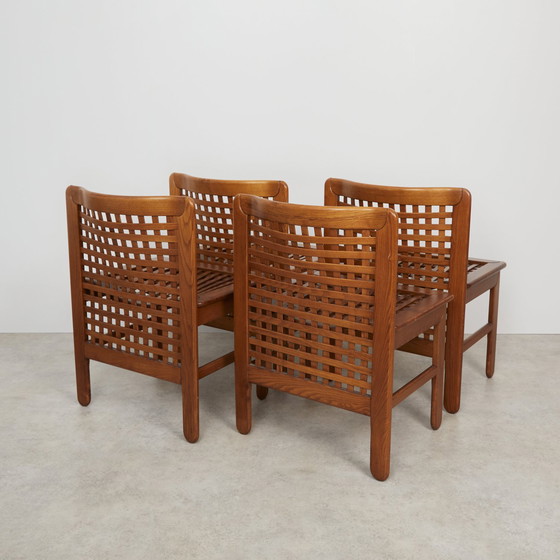 Image 1 of Vitelli & Ammannati Transenna Stühle für Pozzi & Verga, Italien, 1970er Jahre