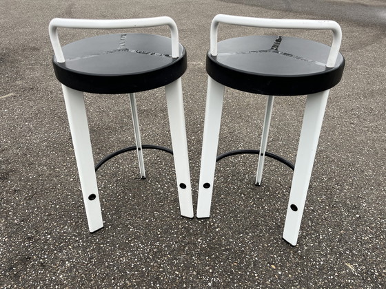Image 1 of 2 postmodern bar stools from Seccose