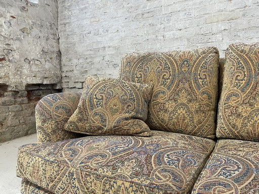 Canapé vintage Paisley style Charles Schneider