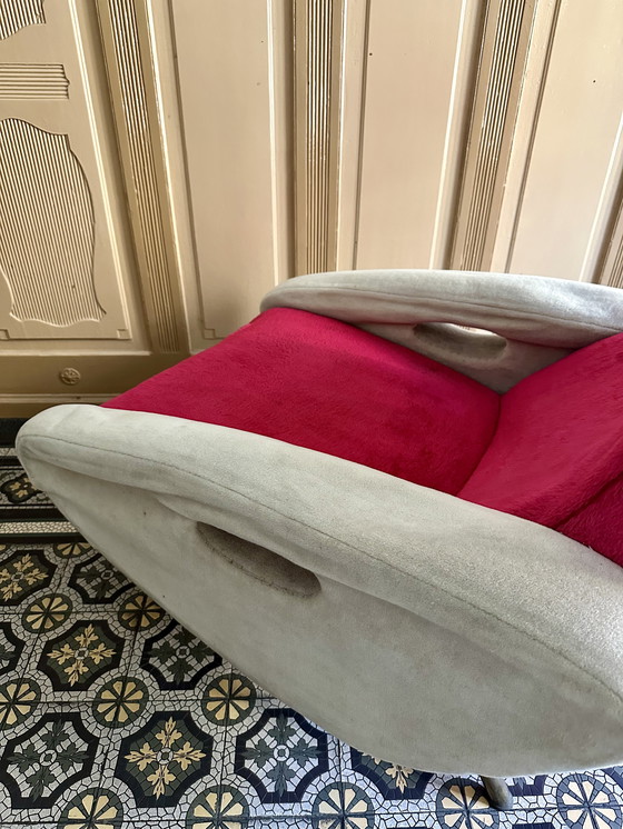 Image 1 of Zeldzame Franse lounge stoel door François Letourneur Uitgegeven door Maurice Mourra, Parijs jaren 50