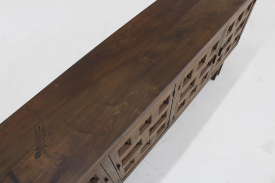 Image 1 of Vintage Spanish Brutalist sideboard dresser