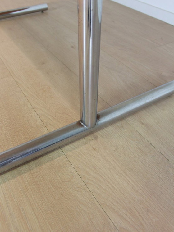Image 1 of Dining Table – Oak/Chrome