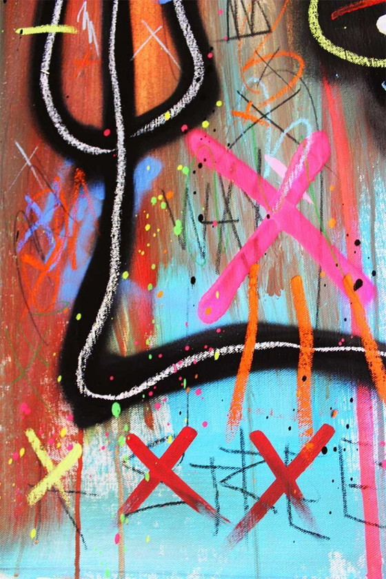 Image 1 of Toile The Big Fat Boy – “The Red Monster with Big Eyes”