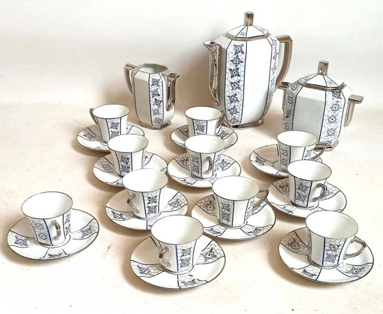 Servizio da caffè Art Déco 14 pezzi – Limoges, Stoviglie, Porcellana (photo 8 of 17)