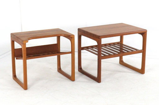 Ensemble de 2 tables de chevet vintage danoises « Hylke »