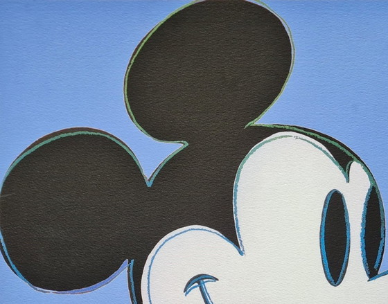 Image 1 of D'après Andy Warhol, Mickey Mouse, années 1980, lithographie