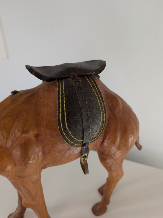 Vintage camel in leather, Decorative Objects, Black (photo 10 of 15)