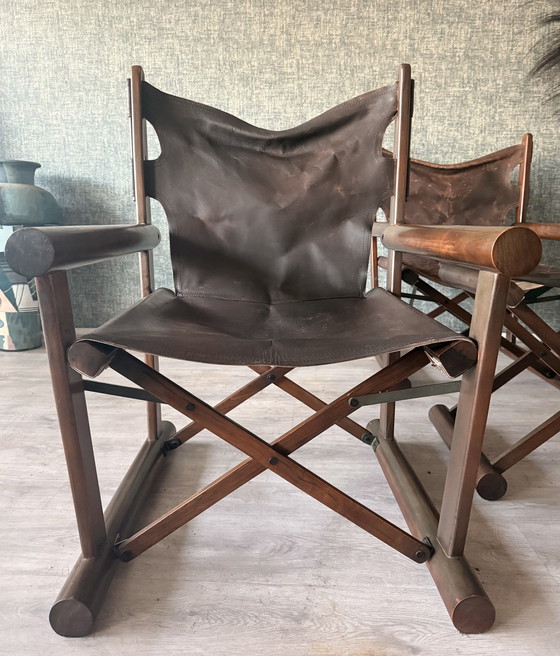 Image 1 of Pair of PL22 Lounge Chairs with Ottoman by Carlo Hauner & Martin Eisler for OCA, Brazil, 1960s