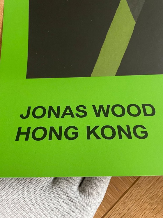 Image 1 of Jonas Wood, Yellow Flower with Lines 2, 2021, Copyright Jonas Wood, Printed in the USA