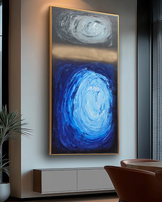 Abstract A1367 - Large Original Painting – Paintings & Drawings, Canvas (photo 2 of 16)