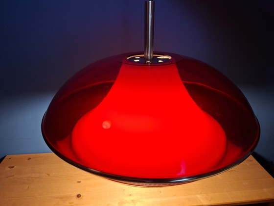 Image 1 of Large vintage space age pendant lamp Massive