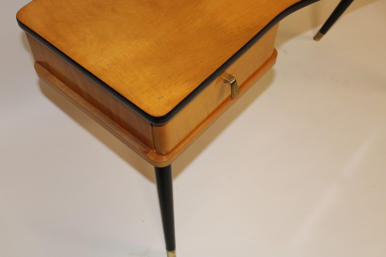 Image 1 of Vintage dressing table vanity table sixties Dutch design kaptafel 