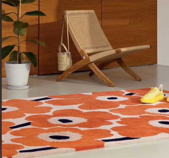 Image 1 of Brink and Campman carpet Unikko orange 