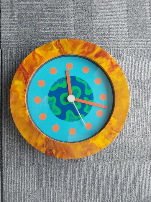 Orologio Memphis Group Neos George Sowden Miami Sottsass Milano Design Orologio da Parete