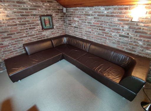 Salon Merk COR Model TRIO Kwaliteit Leder Bruin