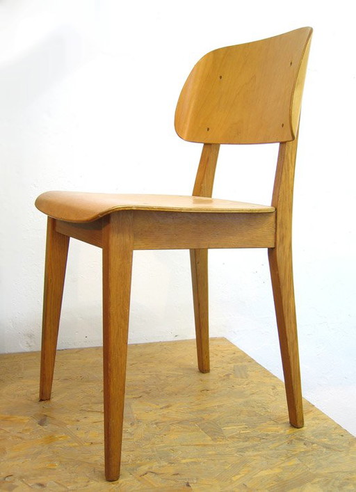 Silla retro de contrachapado Pastoe Cees Braakman
