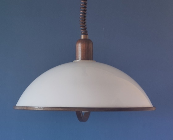 Lampada a sospensione Space Age Steinhauer – Lampade a sospensione, Plastica, Legno, Vintage (photo 11 of 15)