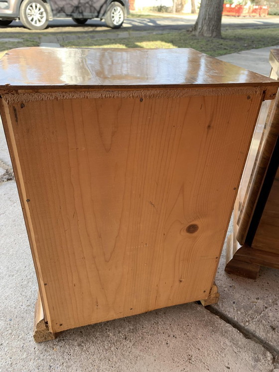 Art Deco Hungarian Nightstands, 1930s, Set of 2 (photo 6 of 7)