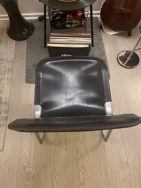 Image 1 of Sedia a sbalzo Cidue c2 Willy Rizzo anni '70