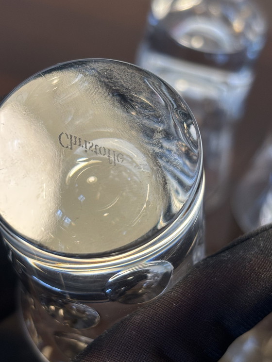 Image 1 of 4 vodka Christoffle glasses