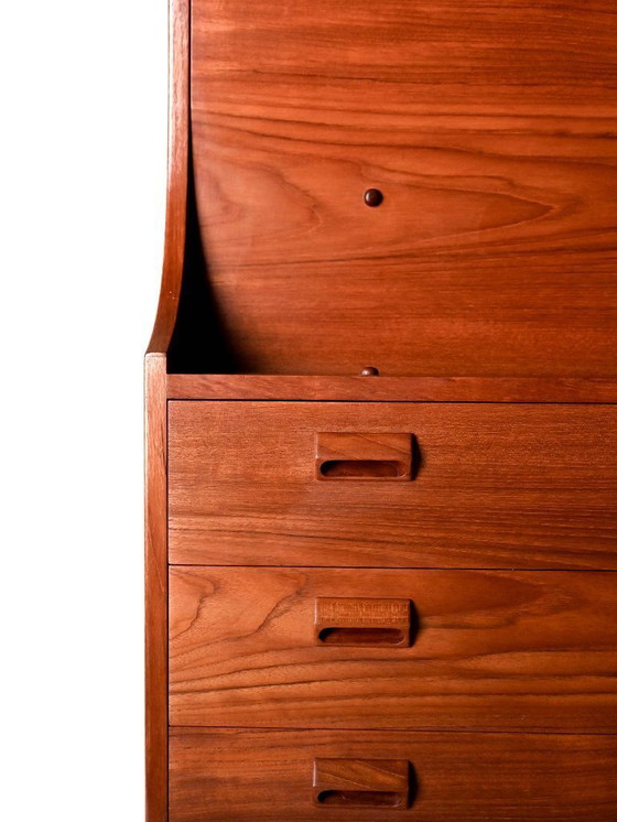 Image 1 of Secrétaire Vintage en Teck par Børge Mogensen pour Søborg Møbler, Danemark