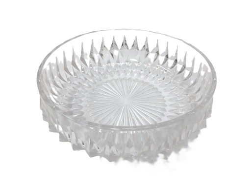 Grande fruttiera in cristallo vintage